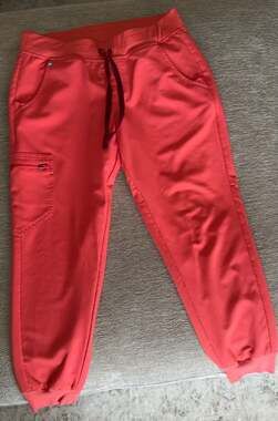 FIGS Zamora Women's Jogger Scrub Pants, Color- Clay, M/P